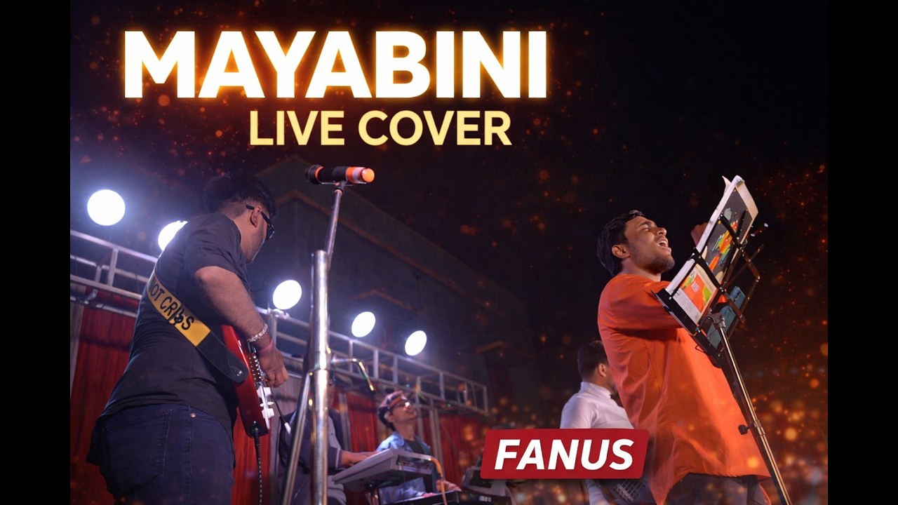 Mayabini (Live) – FANUS | Emotional Bengali Cover Song ❤️