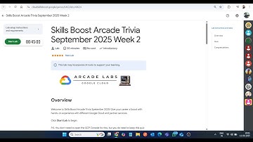 Skills Boost Arcade Trivia september 2025 week 2 || Laboplossing || Google Cloud Arcade 2025