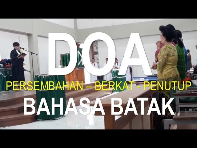 Doa berkat penutup ibadah