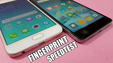 Xiaomi Redmi Note 4 vs Oppo A57 Fingerprint Scanner Speedtest | Which Is Better