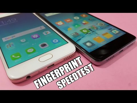 Xiaomi Redmi Note 4 vs Oppo A57 Fingerprint Scanner Speedtest | Which Is Better