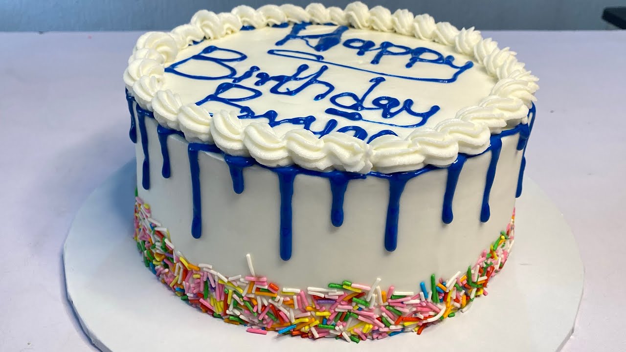 Simple Butter Cream Decoration YouTube