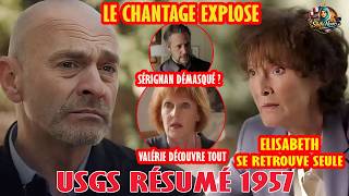 USGS Résumé 1957 : Bernier lâche une bombe, Elisabeth seule face à Sérignan | Un si grand soleil