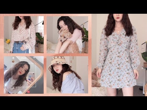 🍓👗 My Favorite <strong>Blouse</strong> / 좋아하는 스타일의 블라우스&amp;amp;원피스 / 봄봄한 상큼룩 / Ood 오드