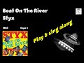 Boat on the river  Styx  sing & play along with easy chords lyrics for guitar & Karaoke