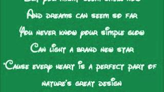 Video thumbnail of "Tinker Bell-Shine Lyrics"