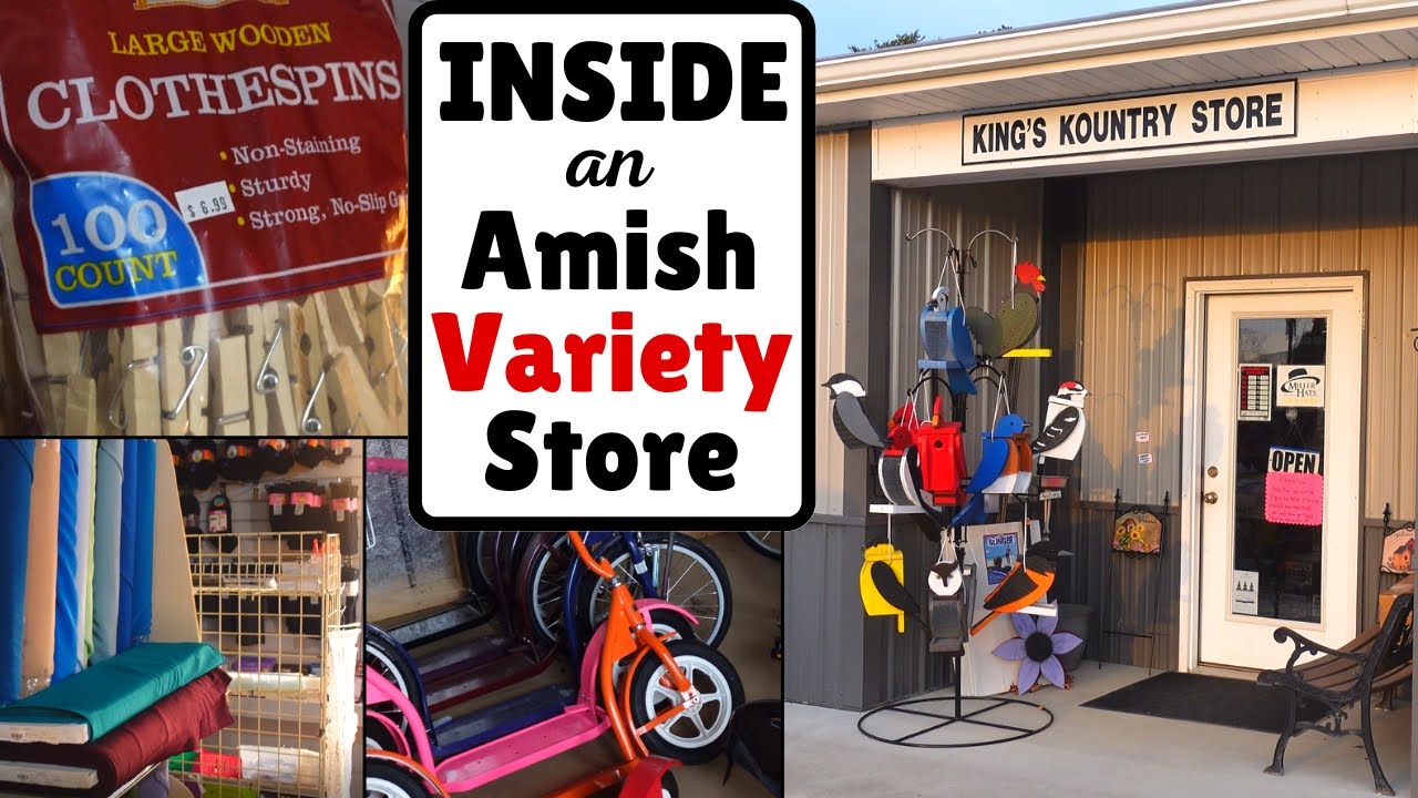 Inside an Amish Variety Store YouTube