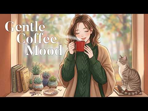 Gentle Coffee Mood 🐈 Warm Sunlight, Fresh Coffee & Quiet Afternoons | Vintage Cafe BGM スローライフジャズ
