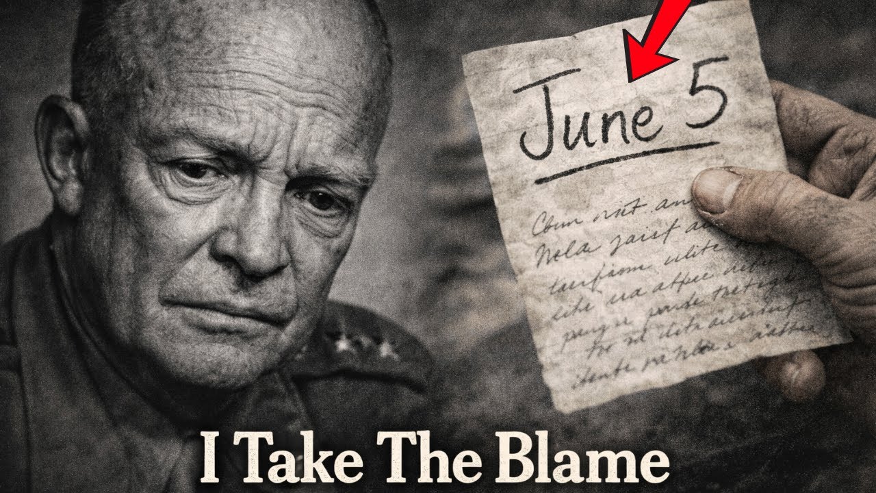 Письмо, которое Эйзенхауэр написал бы в случае провала высадки в Нормандии.