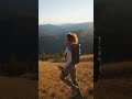 Sunset Mountain Hike Moment 🌄🥾