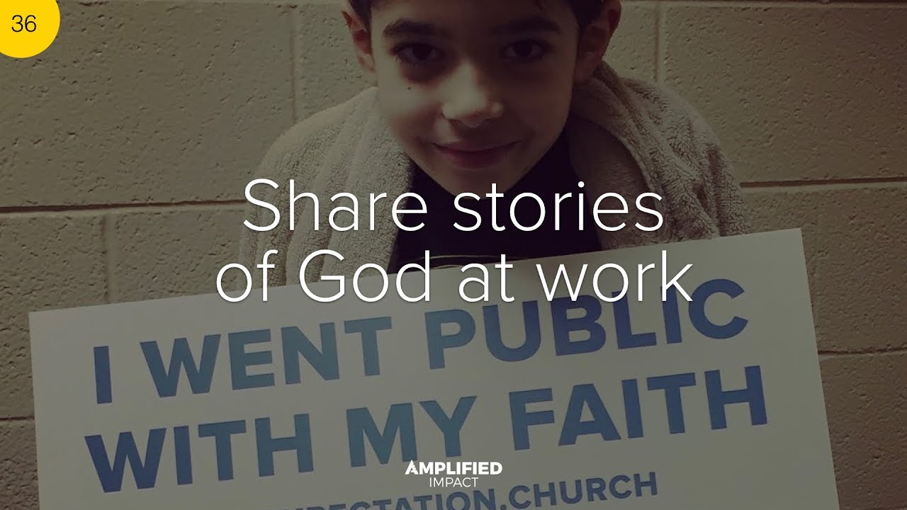 #36 Share what God's doing at your church  - 101 Ways to Attract More Visitors