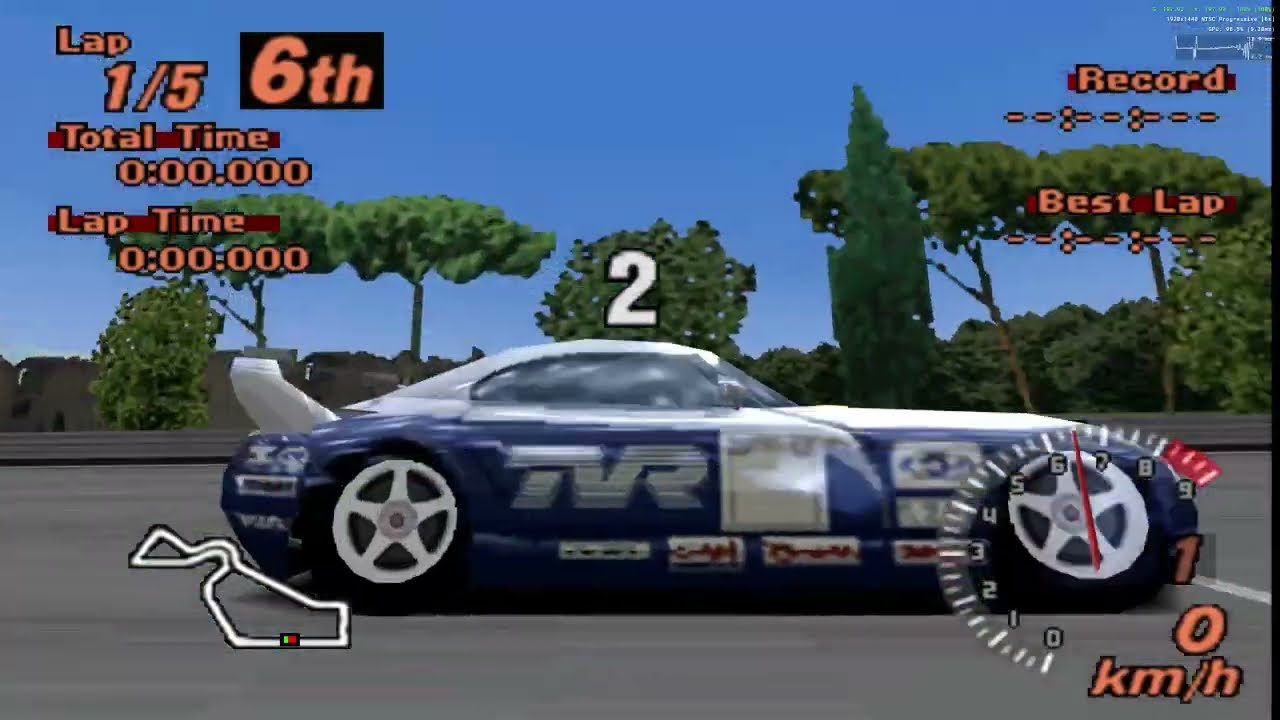 Easy Drive TVR Cerbera LM Edition Setup | GT2 A-Spec v1.2 #15 | 60fps DuckStation 2025-05-25