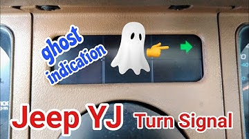 Turn signal indicator stays ON solid in the dashboard when headlights are ON.