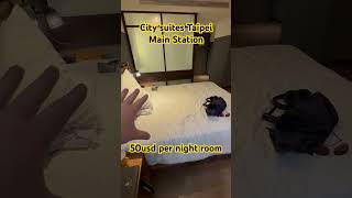 City Suites Main Station #taipei #taiwan #budgethotel #review #roomtour