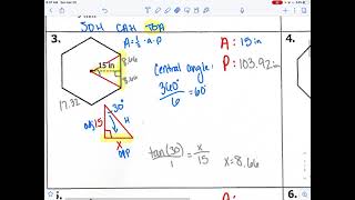 Finding the perimeter of a regular polygon