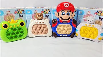 ASMR Playing Pop it Electronic Fast Push Game Fidget Toy | Stage Mode | Level Mode