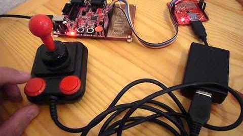 AT91SAM7 USB host with joystick