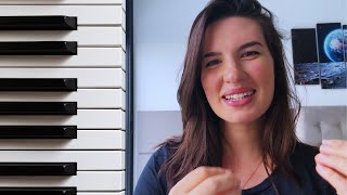 Todas as escalas menores harmônicas (aula de piano completa)