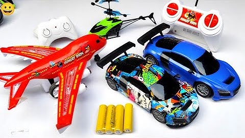 RC HELICOPTER Remote Control Racing Cars & Testing RC Rechargeable Helicopter Unboxing