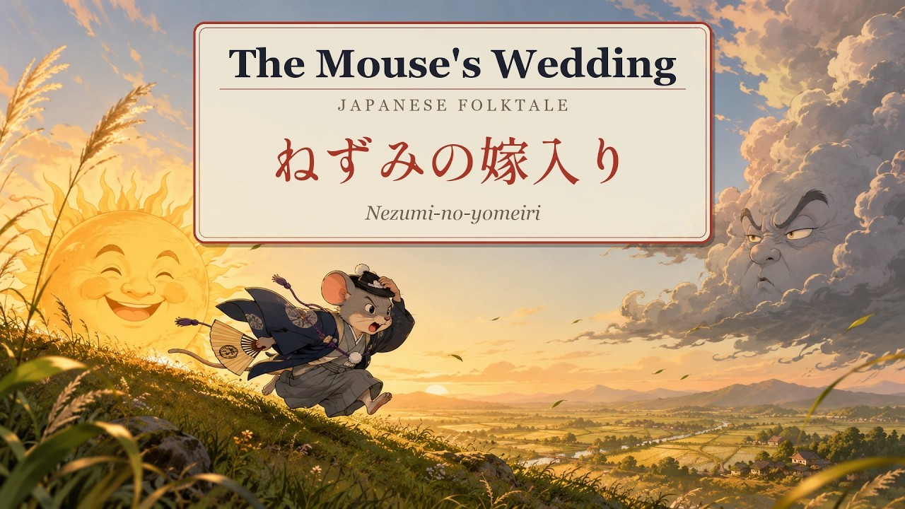 🐭 The Mouse's Wedding - Full Japanese Folktale (ねずみの嫁入り