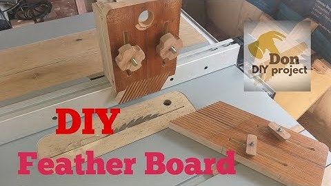 DIY feather board from scrap