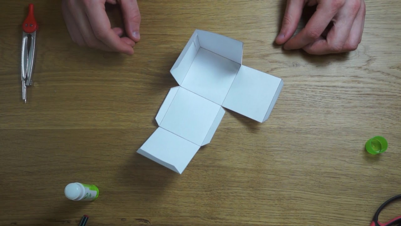 Jak zrobić sześcian z papieru (od zera). YouTube