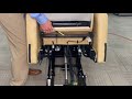 How To Detach &amp; Attach Removeable Back From Golden Lift Chair