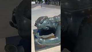 Botero Madrid, Spain🇪🇦🇪🇦Plaza de Colón #spain #madrid #tourism #botero