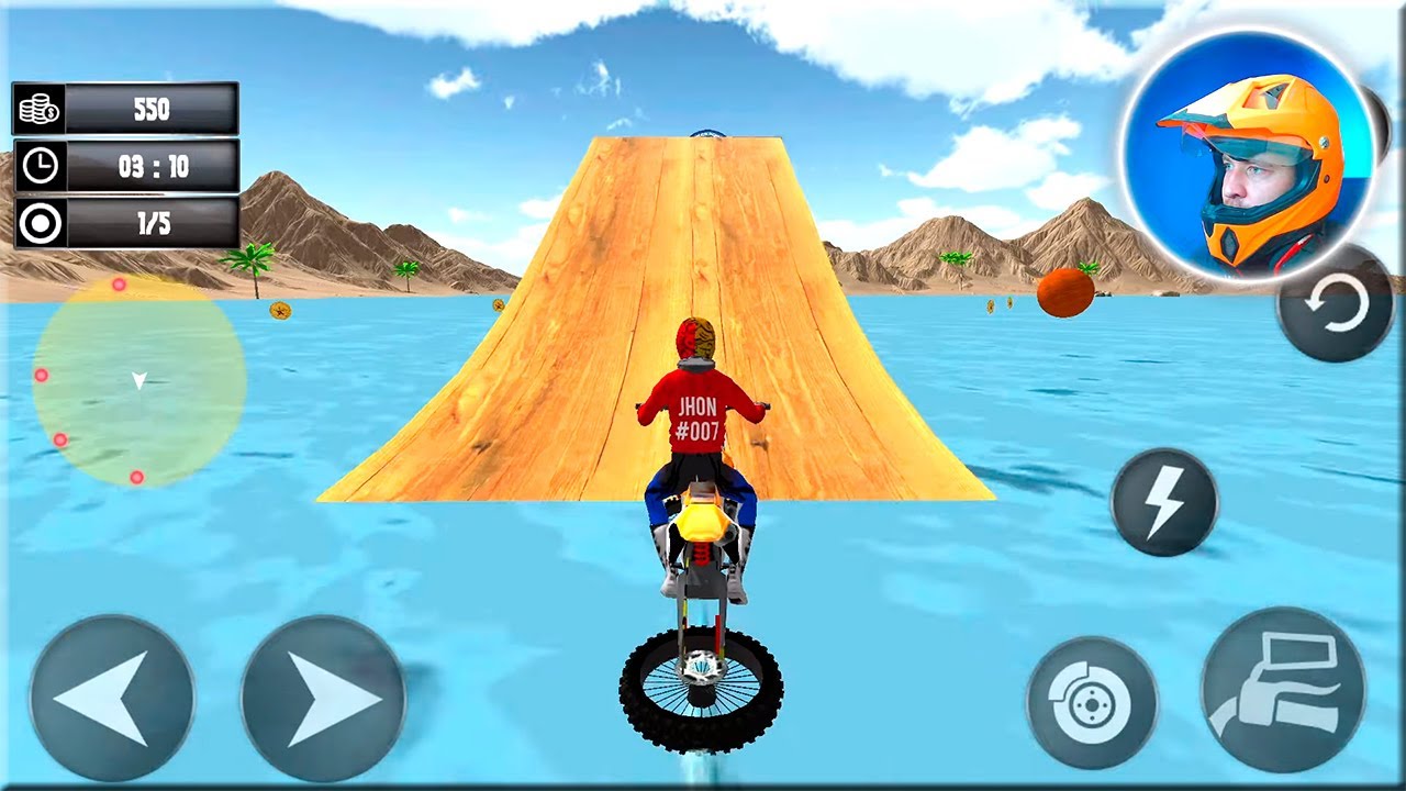 Beach Water Surfer Bike Racing - Android Gameplay