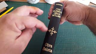 Confecção de "Obra Seleta", de Juan Alfredo César Müller, a partir de PDF