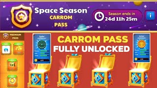 Space Season Carrom Pass Fully Unlocked || Grand Master Chest Open || Gaming Kanha screenshot 4