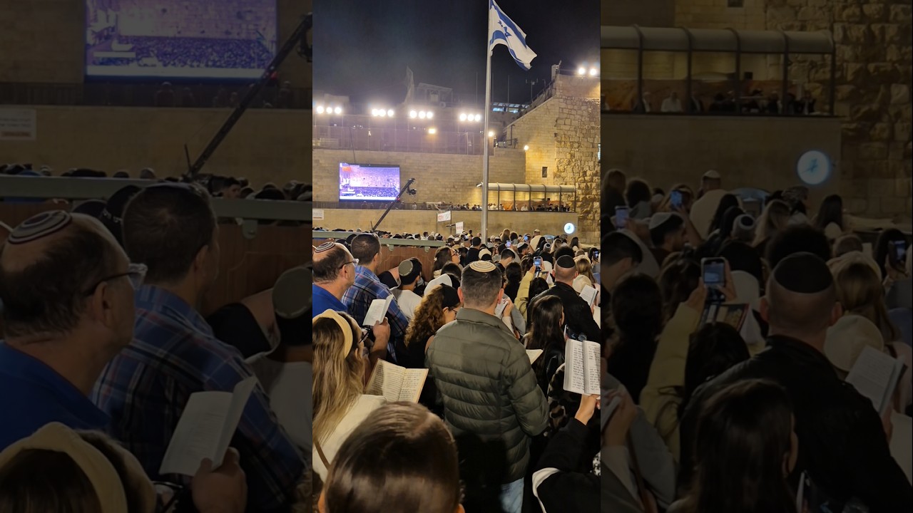 שופרות בכותל עם הרב שמואל אליהו - ככה יתגלה המשיח עם שופרות משמים