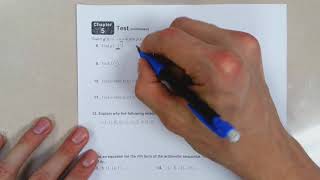 Chapter 3 Test Retake