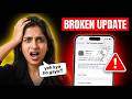 iOS 26 Update? Here's What's Actually Broken
