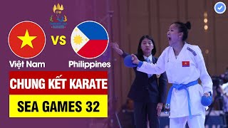 HCV Kumite đồng đội nữ | HCV nhẹ nhàng của các cô gái Karate Việt Nam tại SEA Games 32