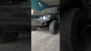 This Mitsubishi Pajero came in for proper front-end protection not cosmetic upgrades. #PajeroBuild