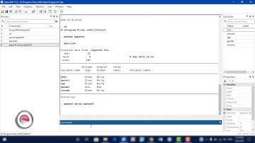 Append files into a single dataset in Stata