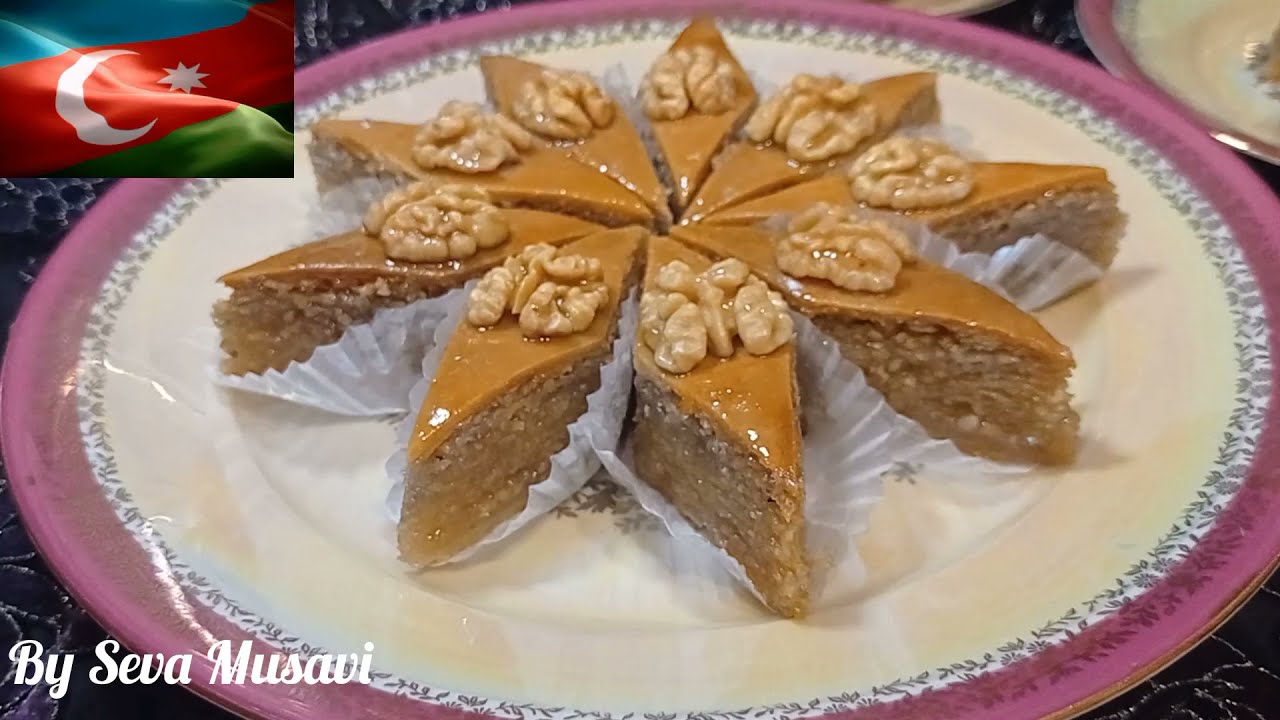 Paxlavanın hazırlanması.