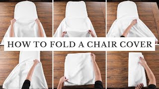 Folding Spandex Chair Cover Chocolate Brown at CV Linens