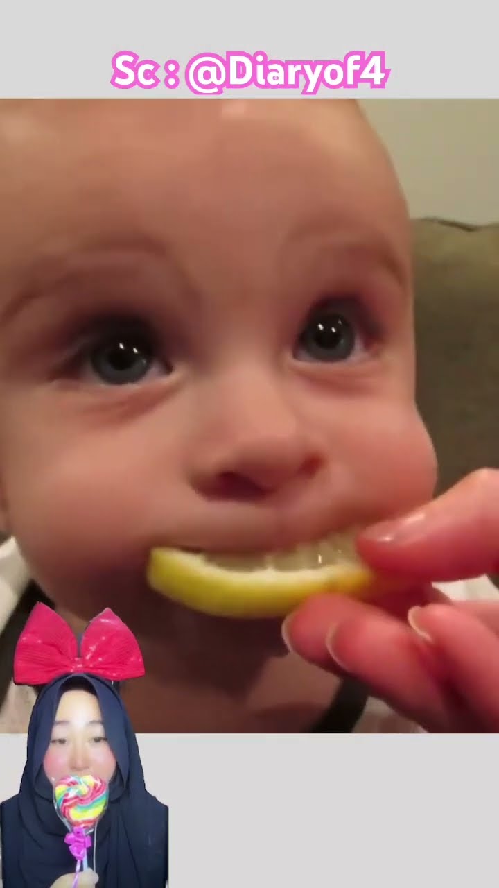TIPUAN LEMON MANIS ⁉️ Bayi gak Suka?@Diaryof4 #shorts #funny #dubbing
