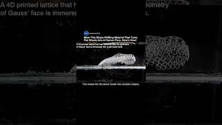 This Flat Material Transforms Into a Human Face Using Only Heat #materials #science #tech #shorts
