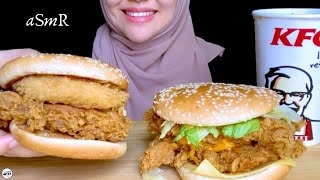 Asmr Kfc Zinger Cheezilla Zinger Stacker Eating Sounds No Talking