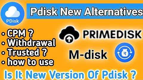 New versions Of Pdisk ? Mdisk Or Primdisk ? How to use ?