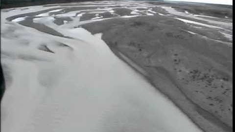 Waimakariri River flood and channel movement
