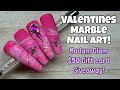 Valentines Marble Nail Art Tutorial | Madam Glam Giveaway!