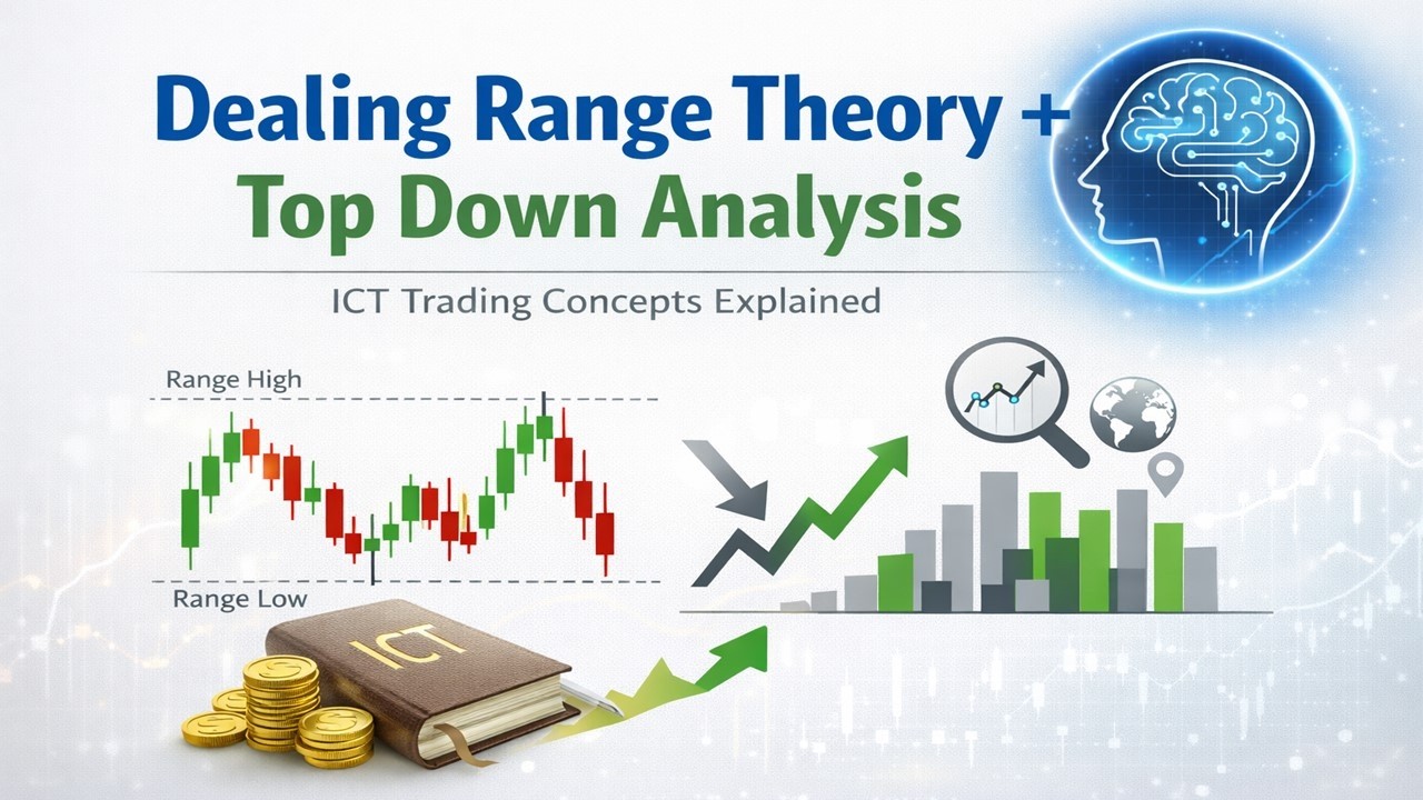 How Dealing Range Theory Works | Top Down Analysis – ICT - YouTube