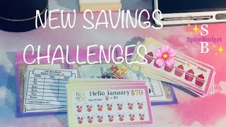 2024 NEW SAVINGS CHALLENGES + THEMED CASH BREAKDOWNS #budgeting #savingschallenges