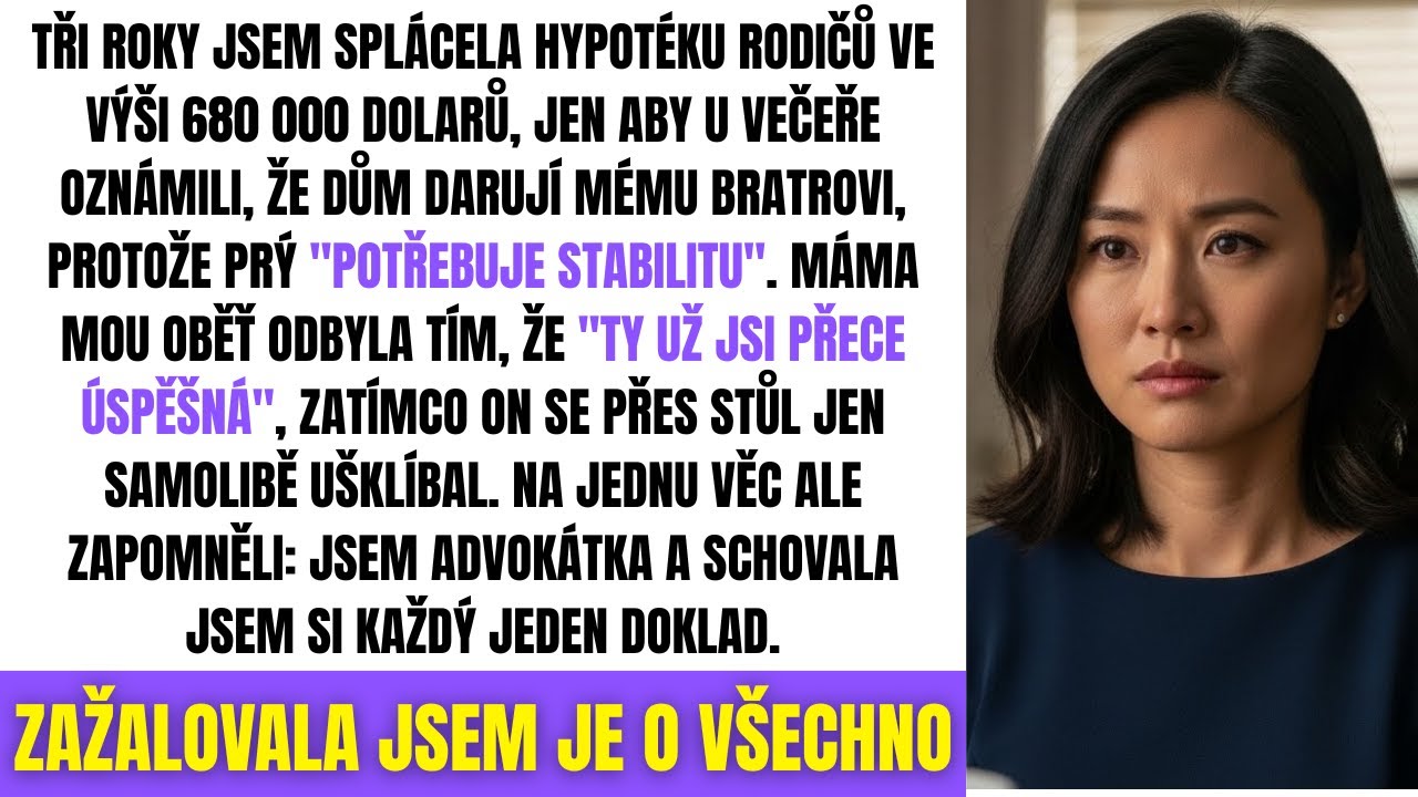 Máma Řekla: „Vím, Že Jsi Splatil Hypotéku 680 000 $... Ale Dům Darujeme...