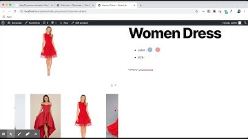 Woocommerce Variation Swatches Slider