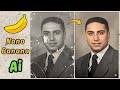 مجانا إصلاح الصور التالفة أو القديمة و تلونها بالذكاء الاصطناعي  